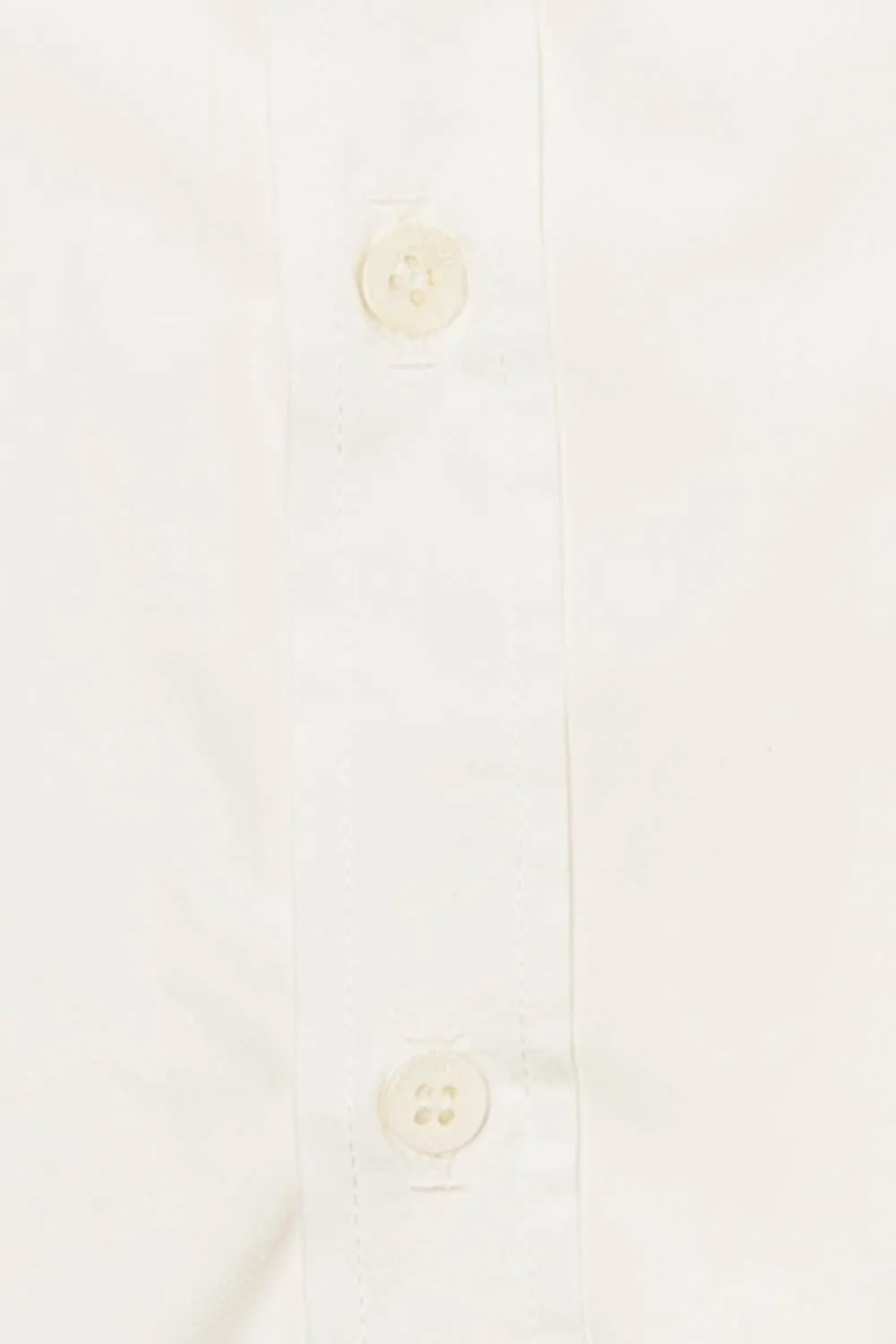 Escales - White Long Sleeve Button Up Blouse - L