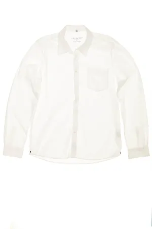 Escales - White Long Sleeve Button Up Blouse - L