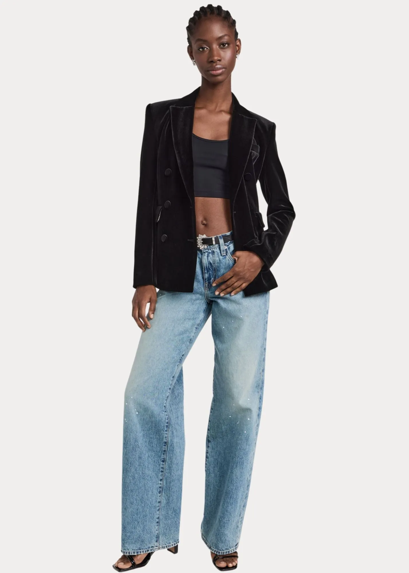 Generation Love Arielle Velvet Blazer