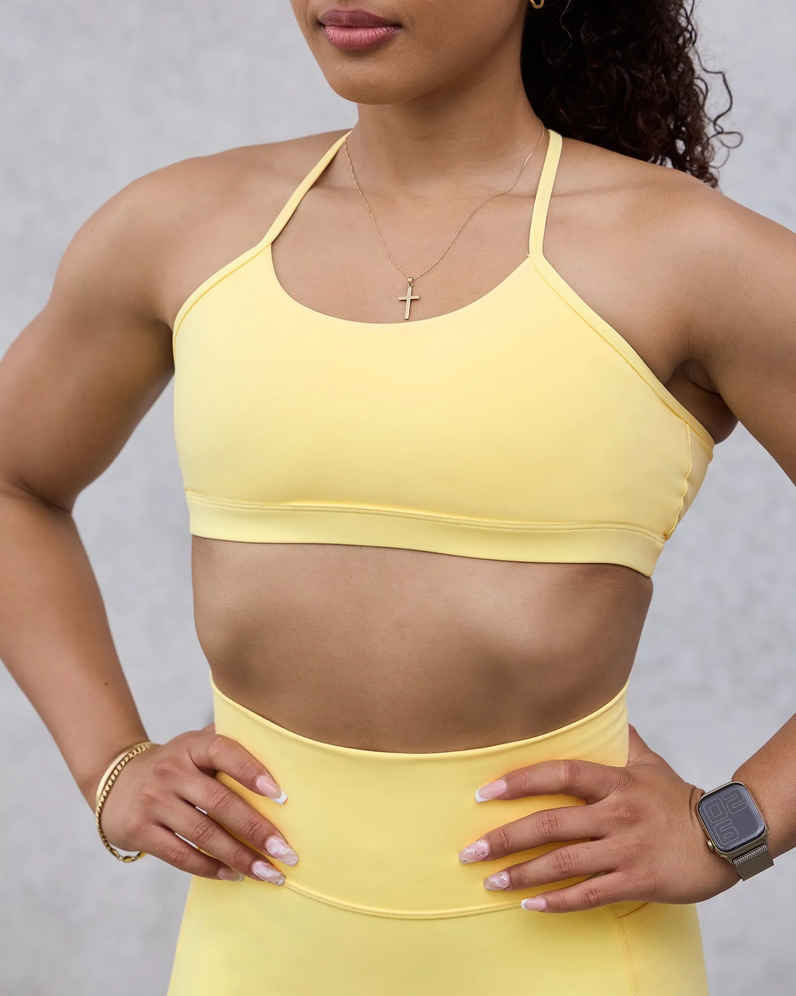 Glow Sports Bra - Lemon