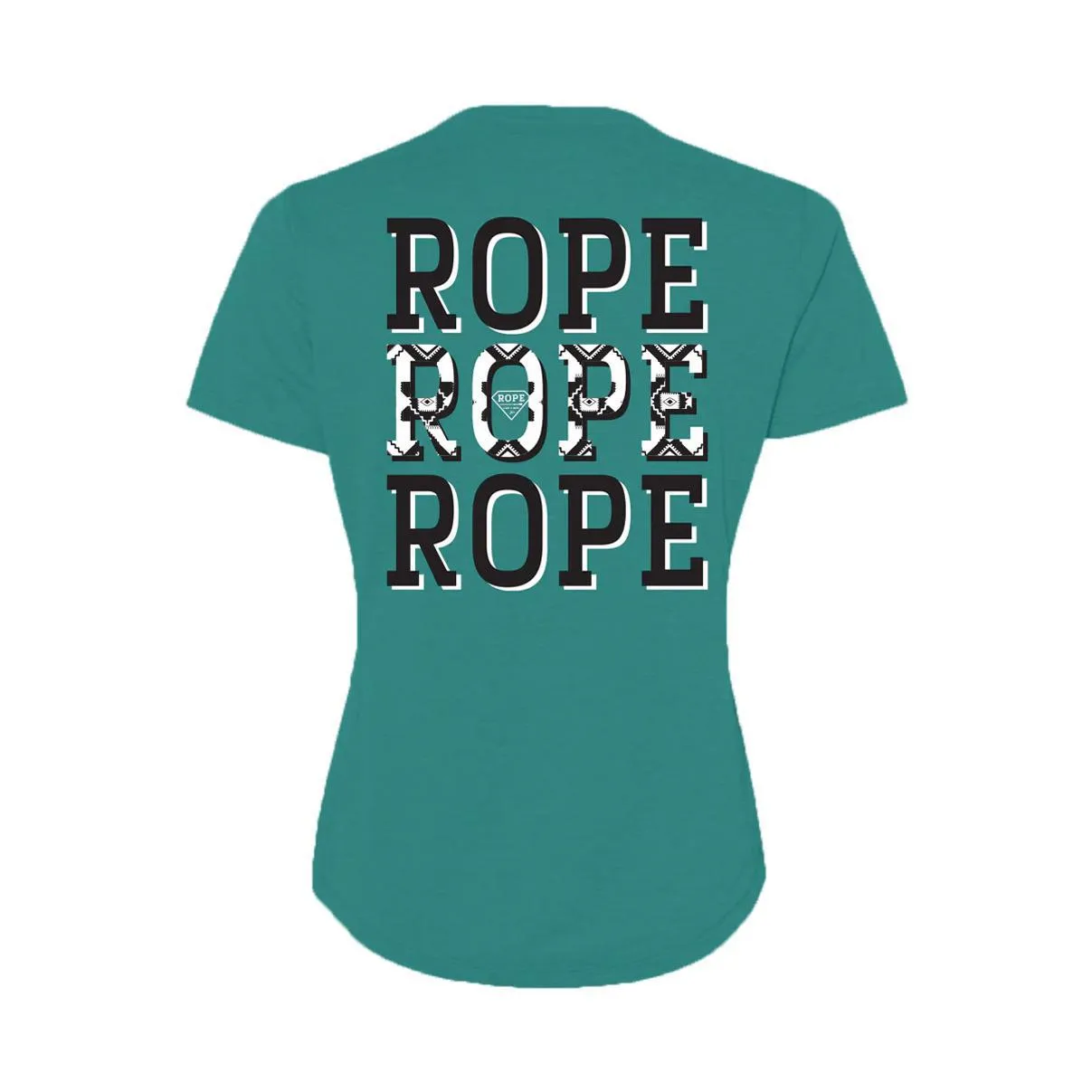 Hooey Women's Rope Rope Rope Teal Heather T-Shirt