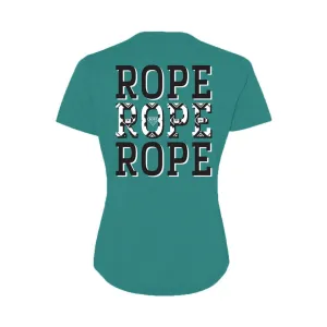 Hooey Women's Rope Rope Rope Teal Heather T-Shirt