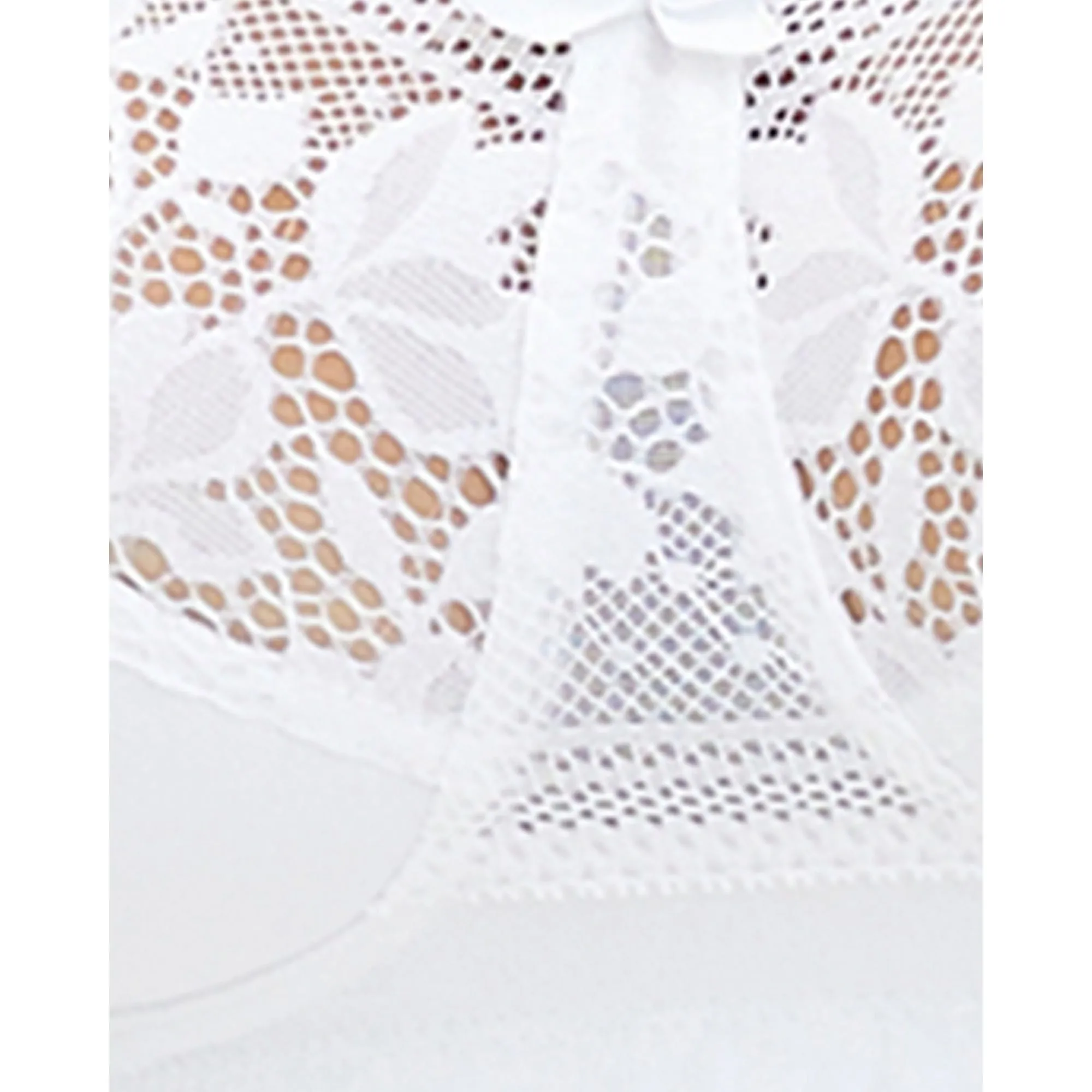 Jeanne Wirefree Wide Strap Organic Cotton Bra with Lace