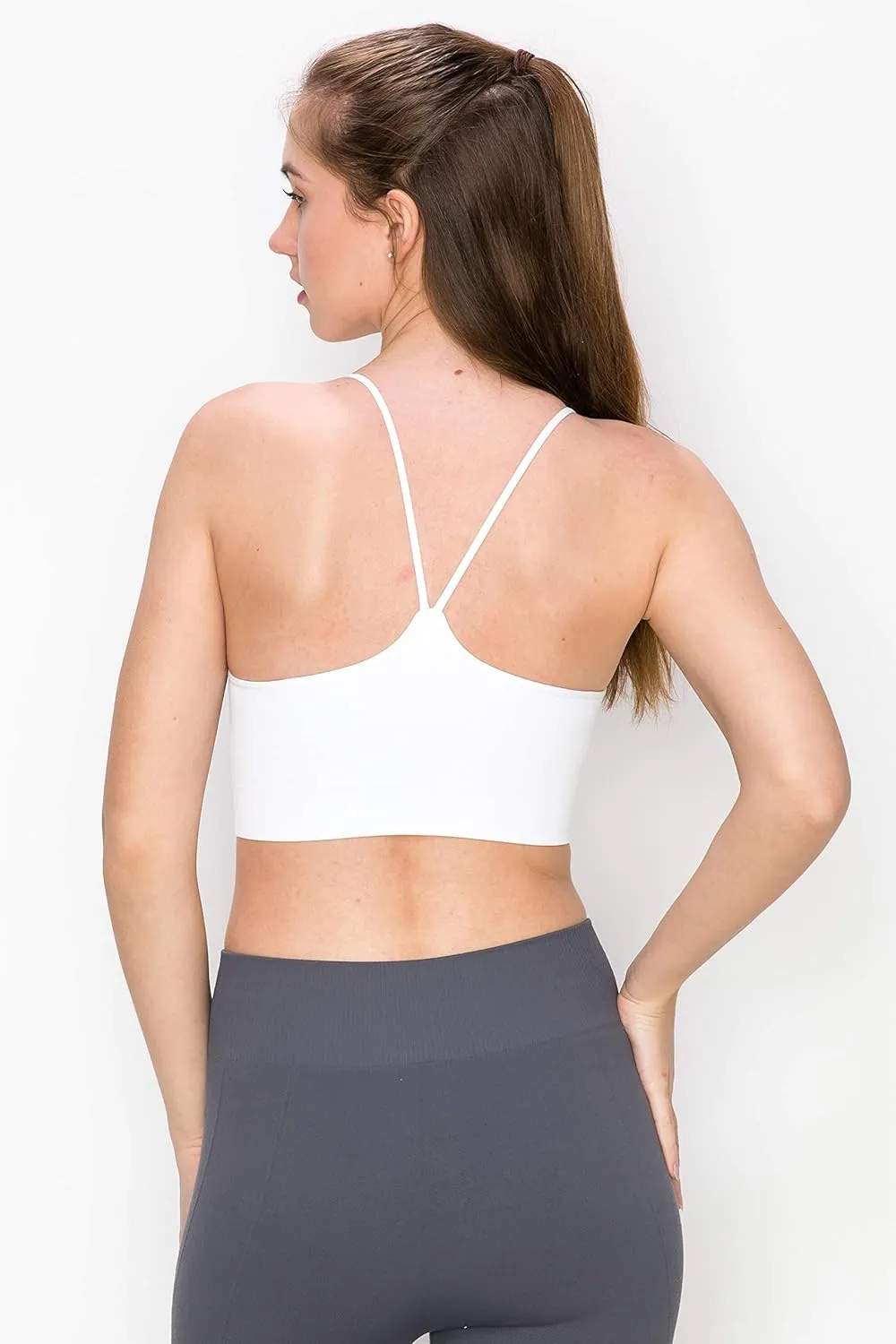 Kurve Women's Shelf Bras Padded Cami with Removable Pads, UPF 50  (Made in USA)