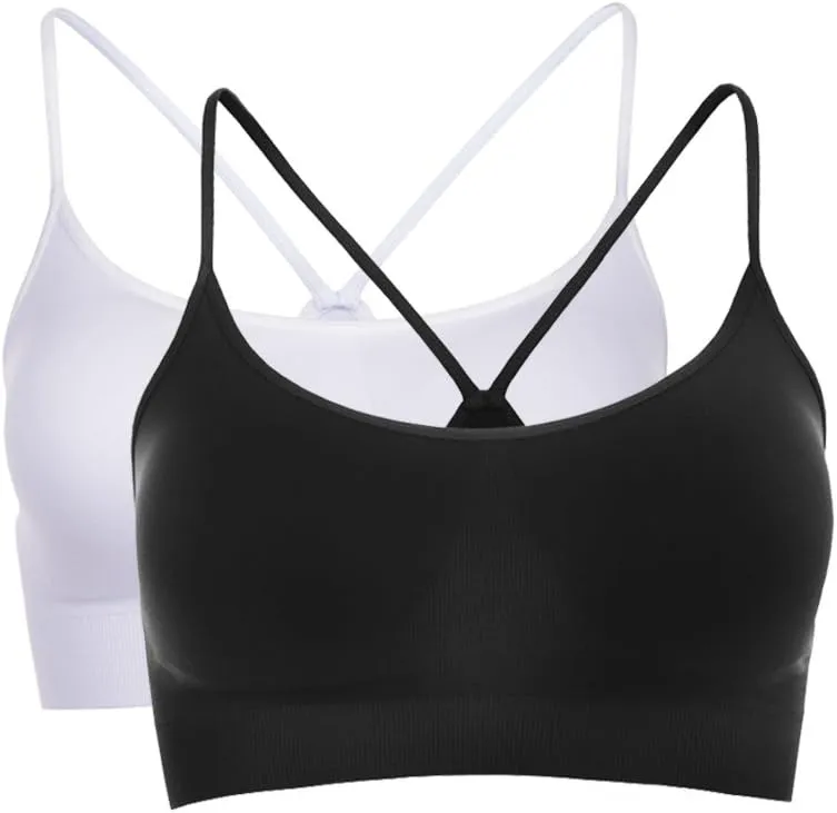 Kurve Women's Shelf Bras Padded Cami with Removable Pads, UPF 50  (Made in USA)
