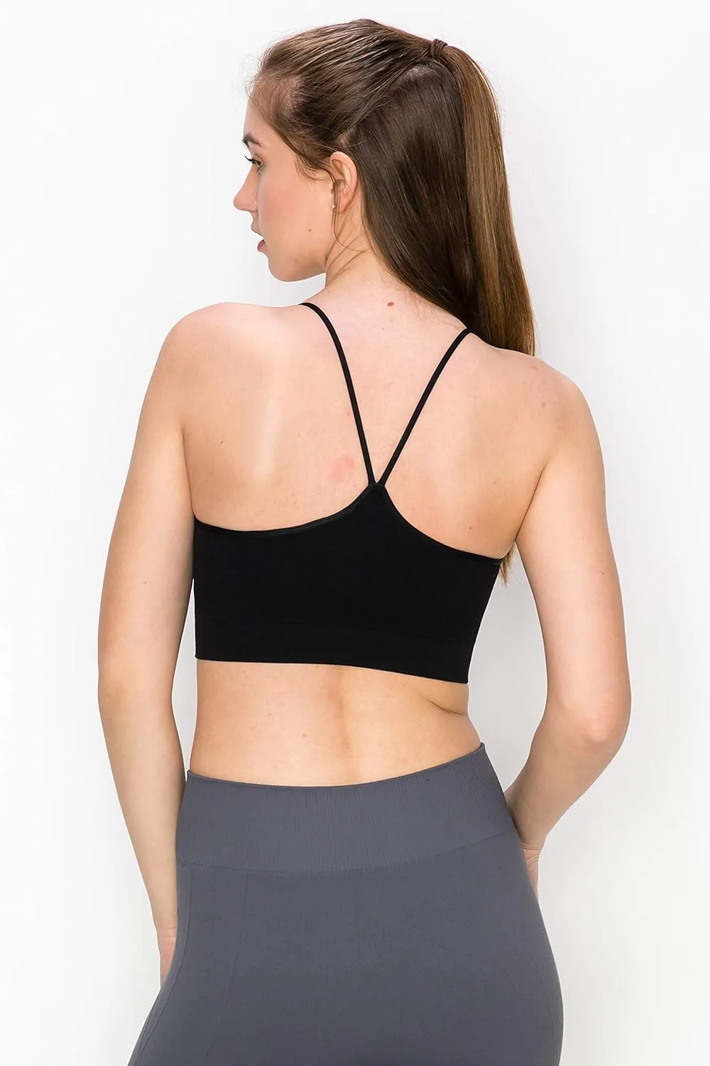 Kurve Women's Shelf Bras Padded Cami with Removable Pads, UPF 50  (Made in USA)