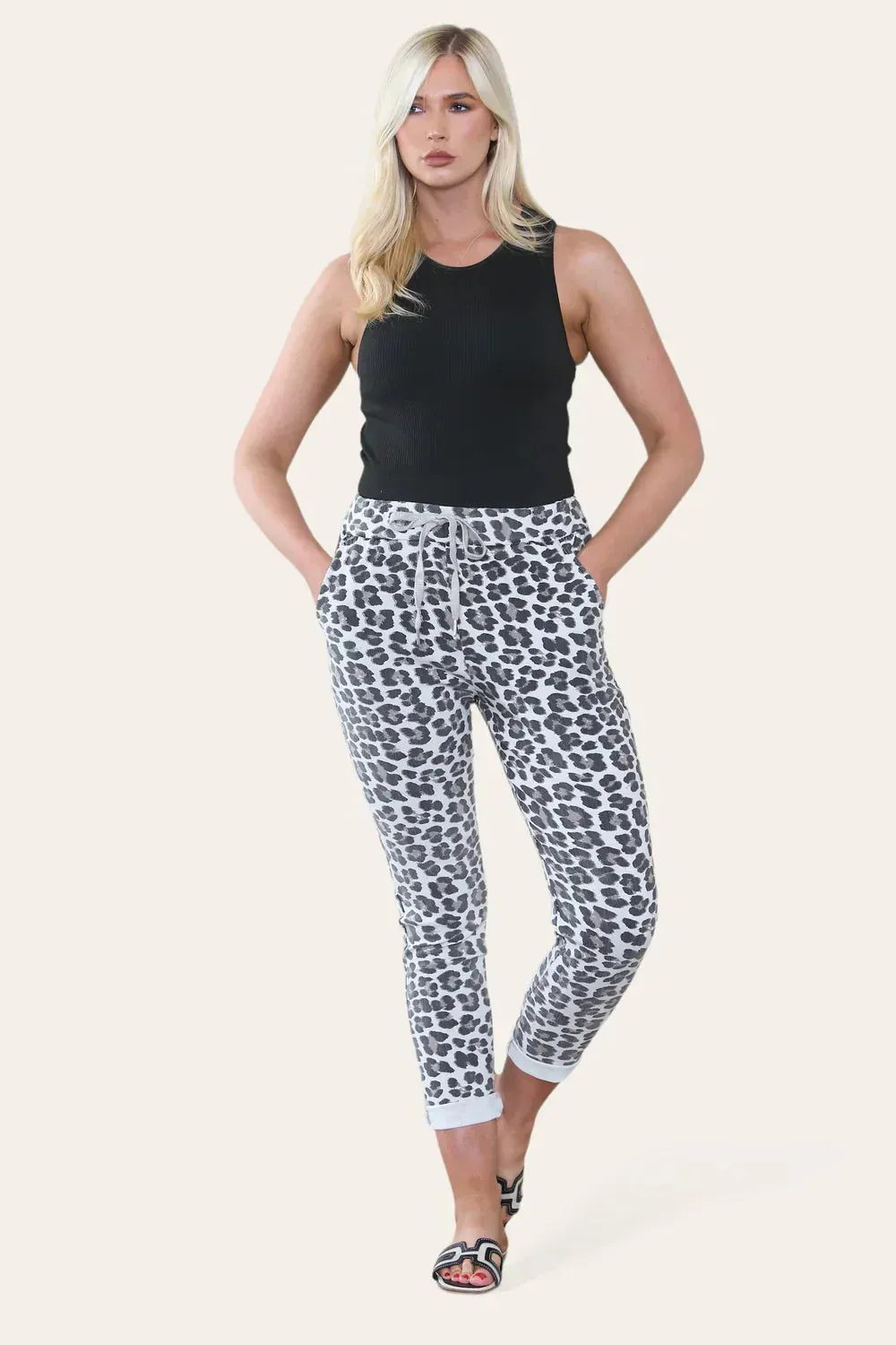 Magic Trousers - Leopard Print