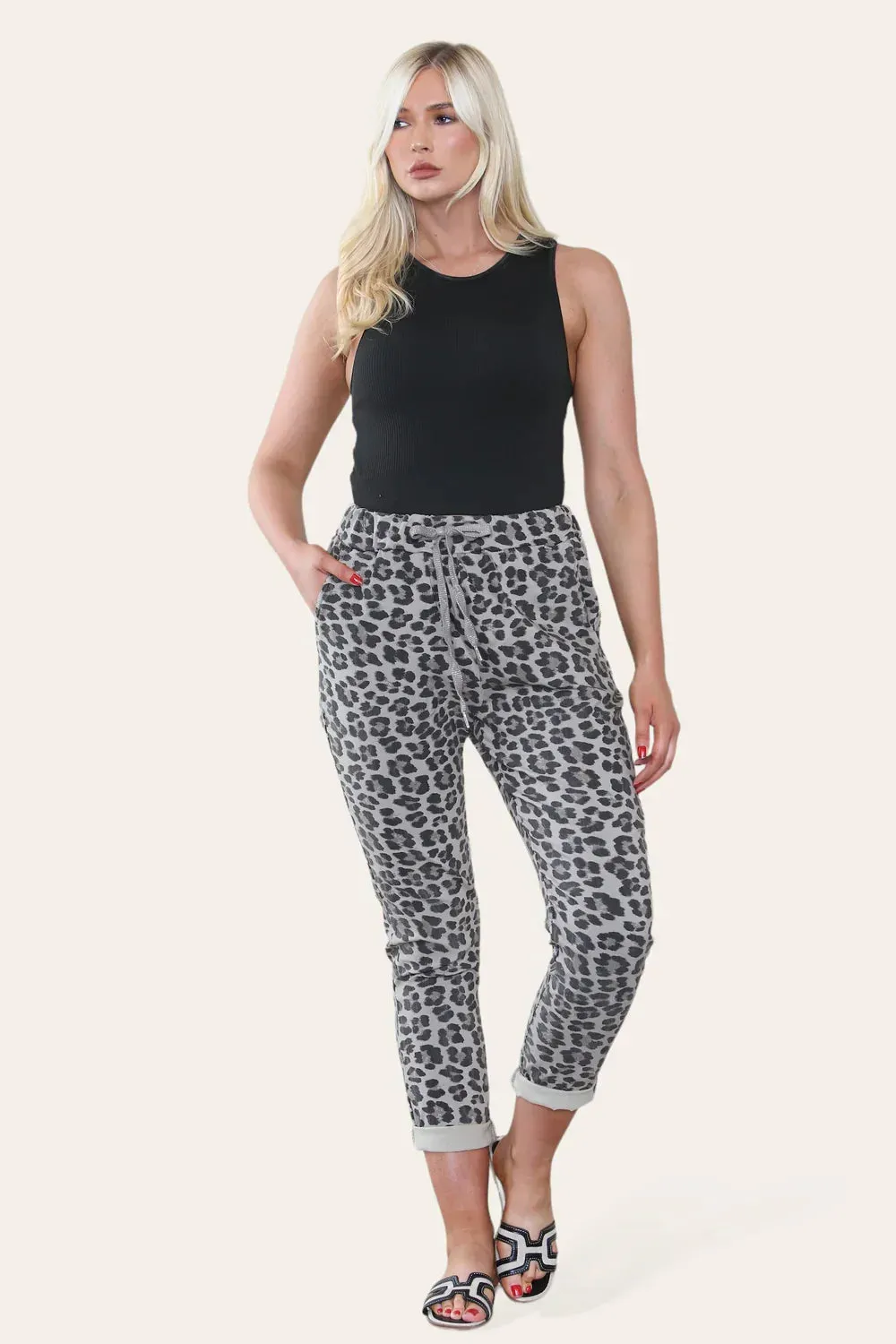 Magic Trousers - Leopard Print