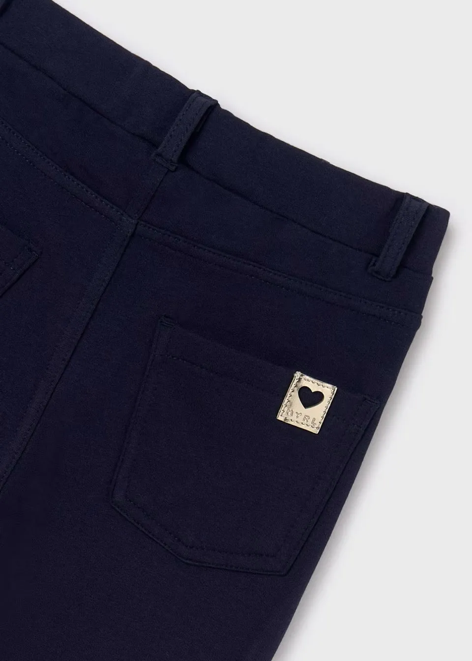 Mayoral Older Girls Fleece Trousers 7511 Navy