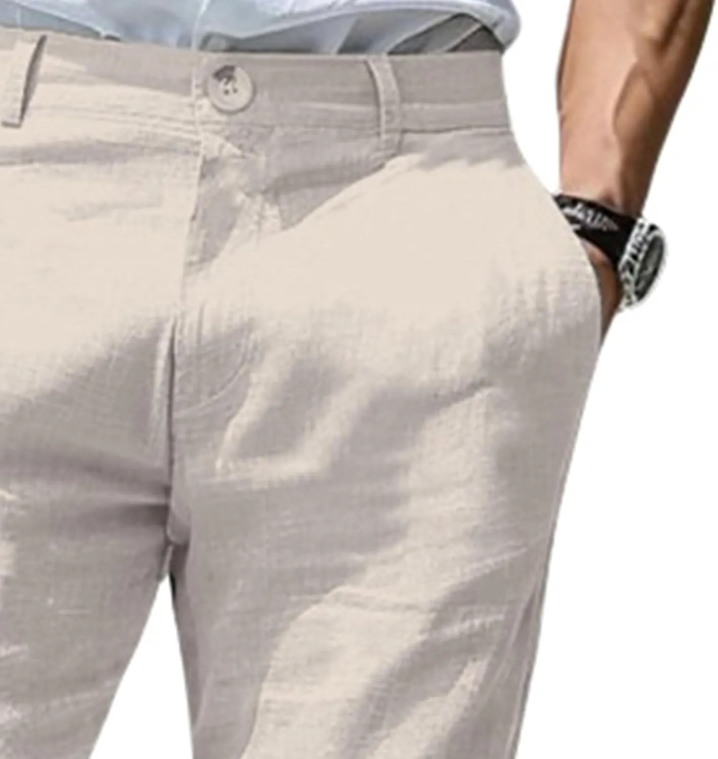 Mens Casual Dress Pants Slim Fit Stretch Flat Front Tapered Dress Pants Business Comfortable Stylish Golf Suit Pants