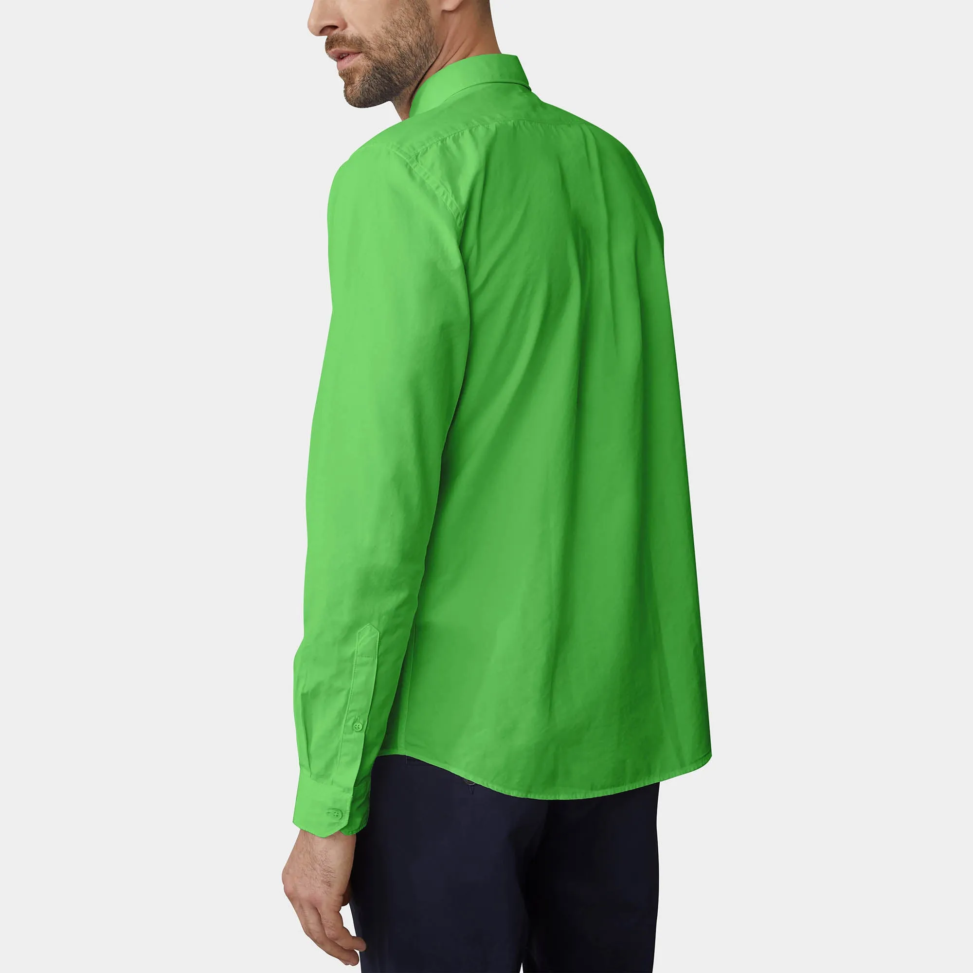 Men's Classic Dress Shirts Long Sleeve