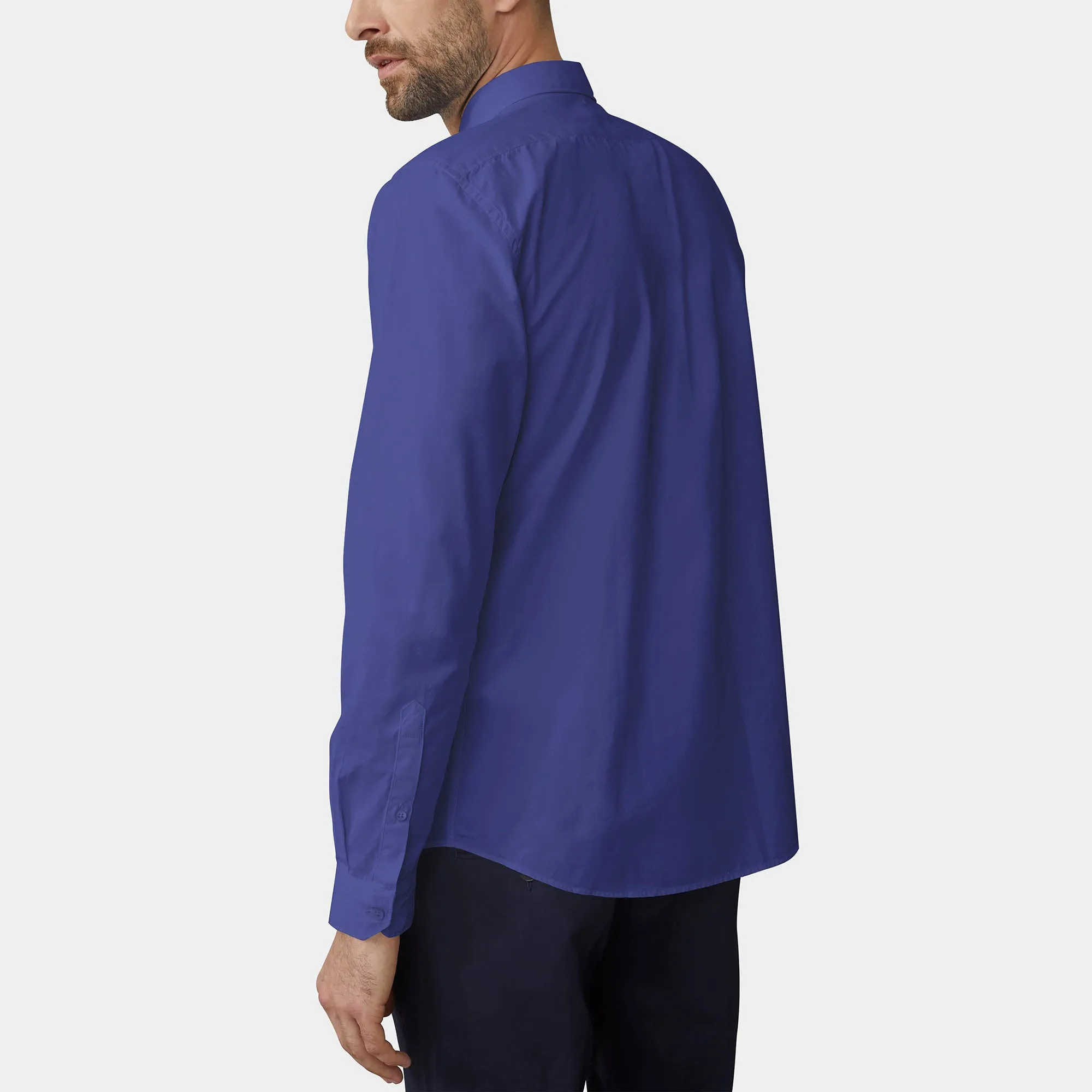 Men's Classic Dress Shirts Long Sleeve