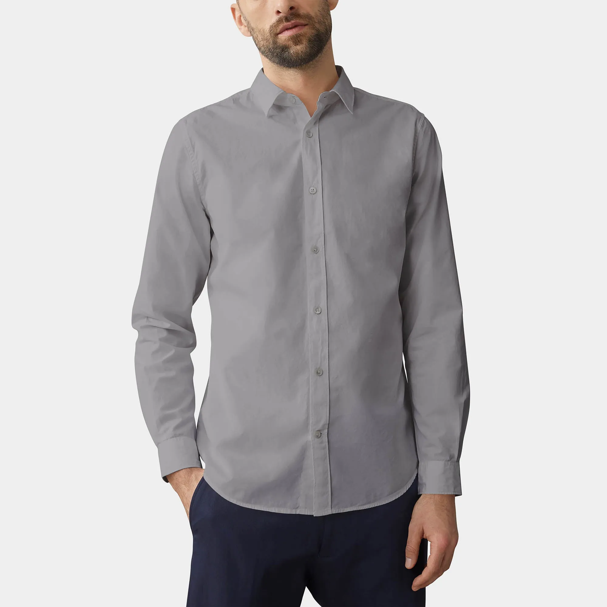 Men's Classic Dress Shirts Long Sleeve