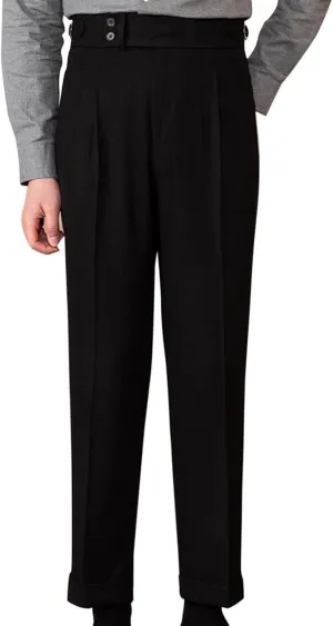 Men's Suit Pants Slim Fit Pleated Front Pant Vintage Dress Suit Pants Casual Smart Trousers Solid Business Office Pants
