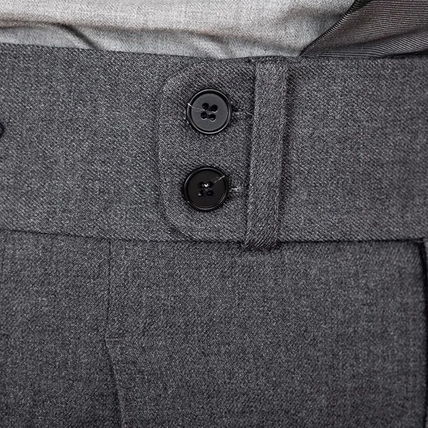 Men's Suit Pants Slim Fit Pleated Front Pant Vintage Dress Suit Pants Casual Smart Trousers Solid Business Office Pants