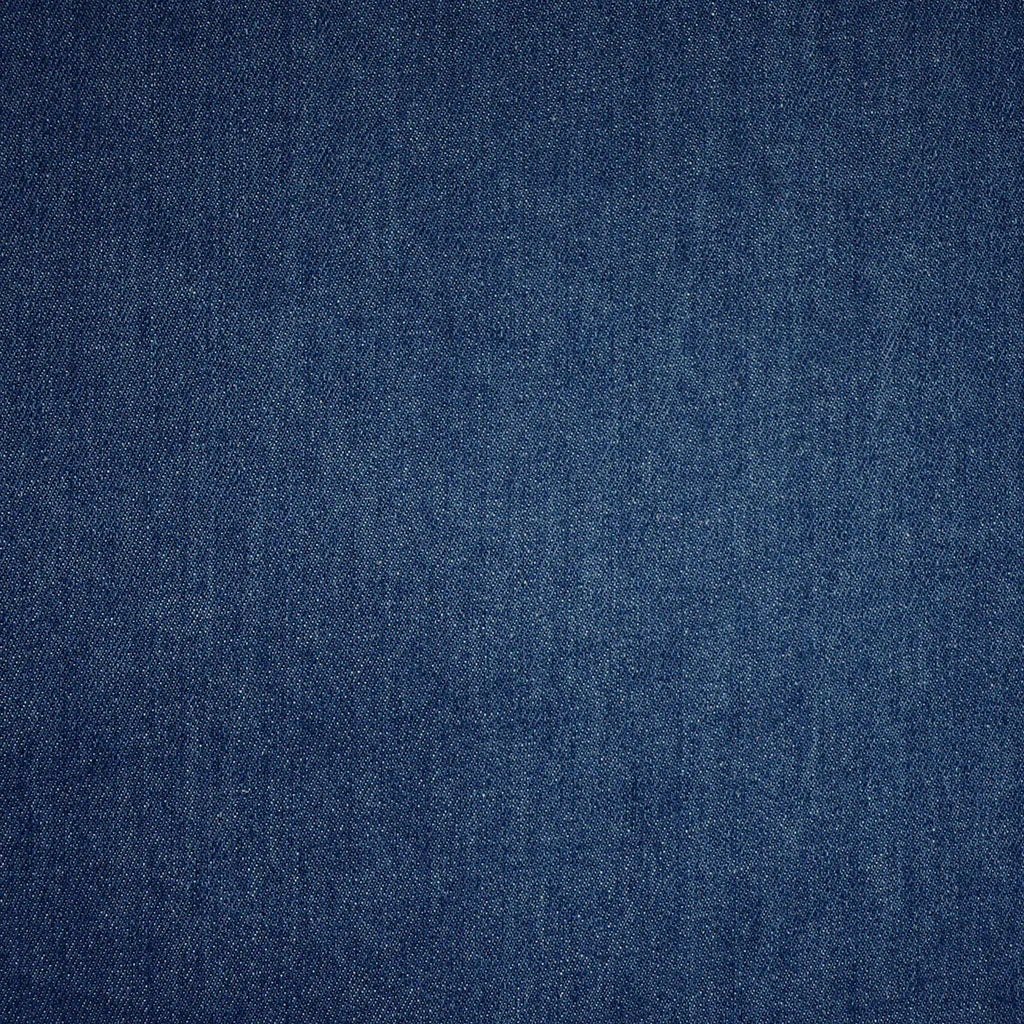 Mid Weight Cotton Denim Blue - 10 oz