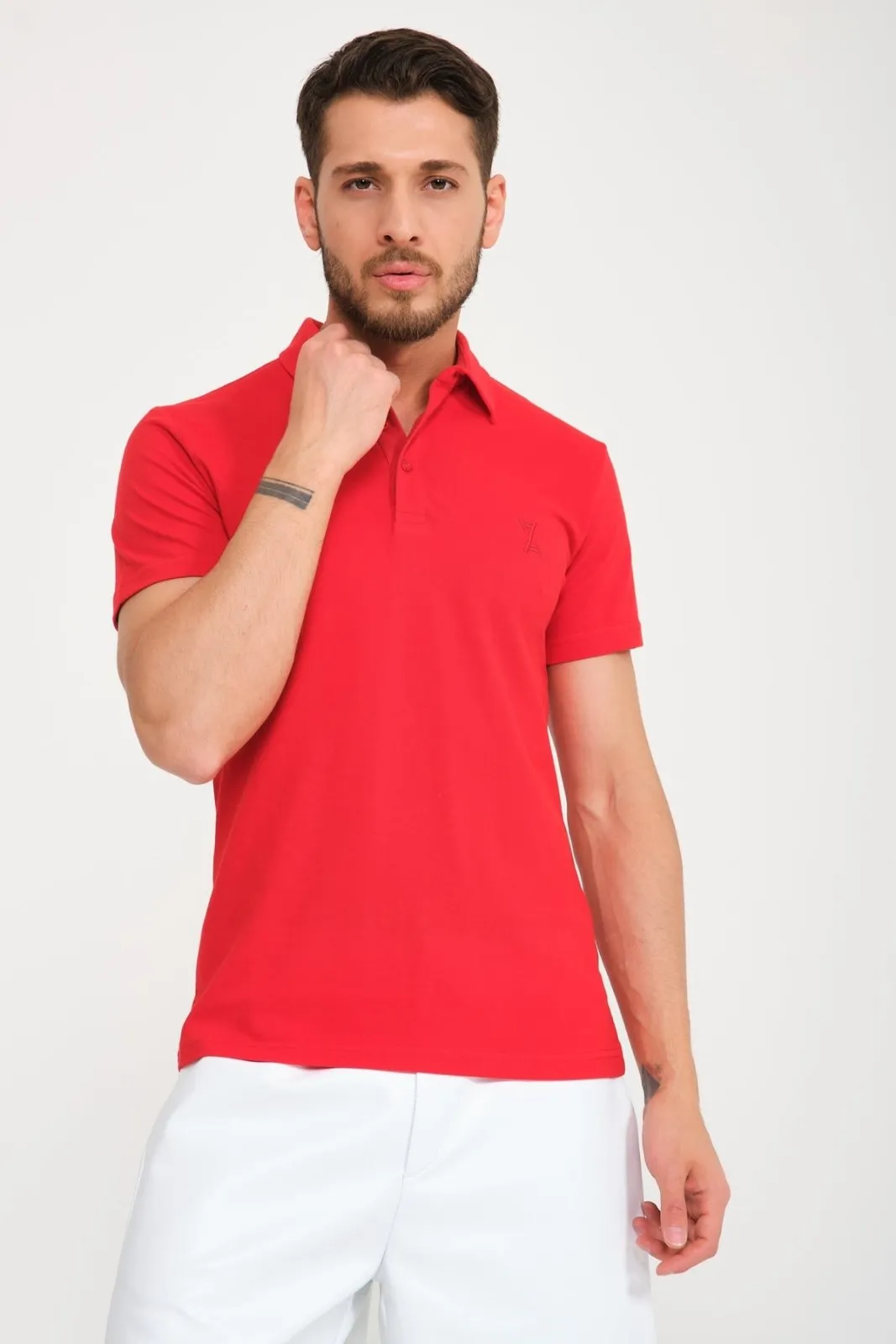 Midnight Blue Luxe Cotton Polo