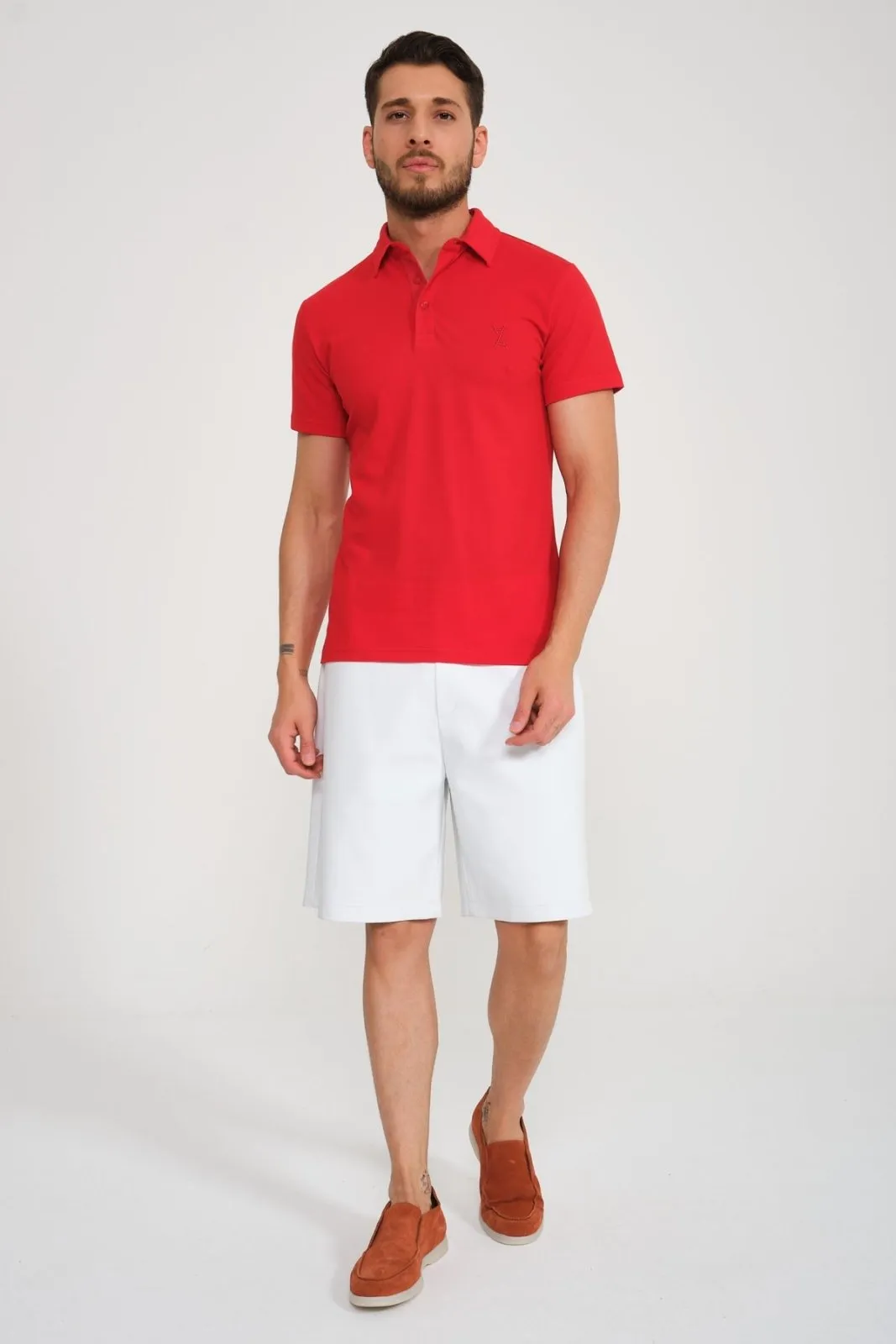 Midnight Blue Luxe Cotton Polo
