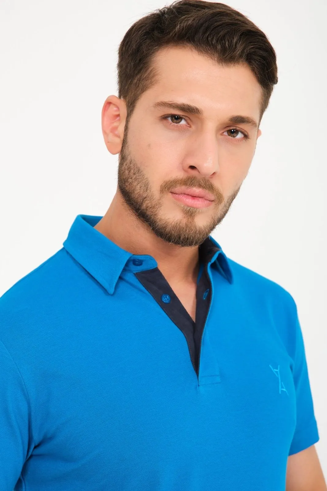 Midnight Blue Luxe Cotton Polo