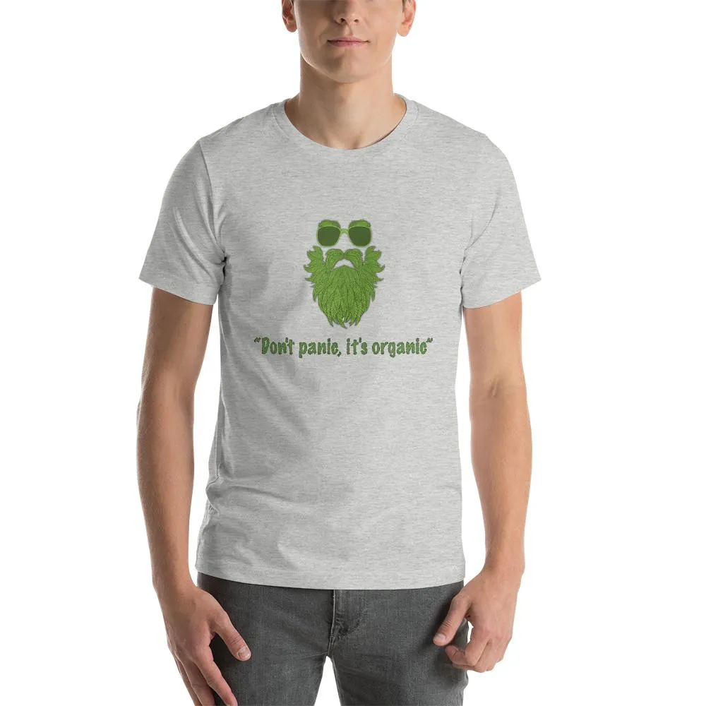 Mister Fab Don't Panic It's organic Men Round Neck printed T-Shirts