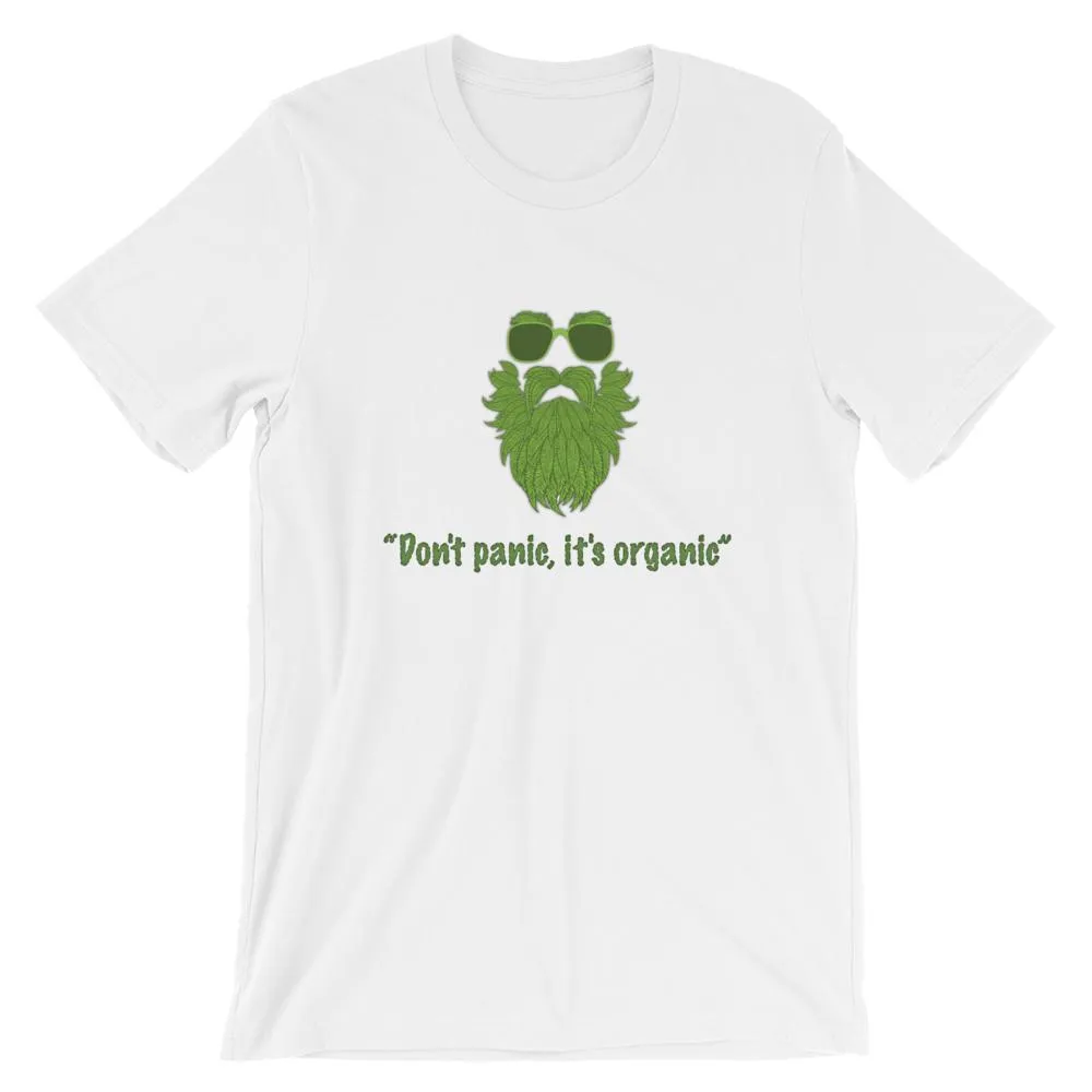 Mister Fab Don't Panic It's organic Men Round Neck printed T-Shirts