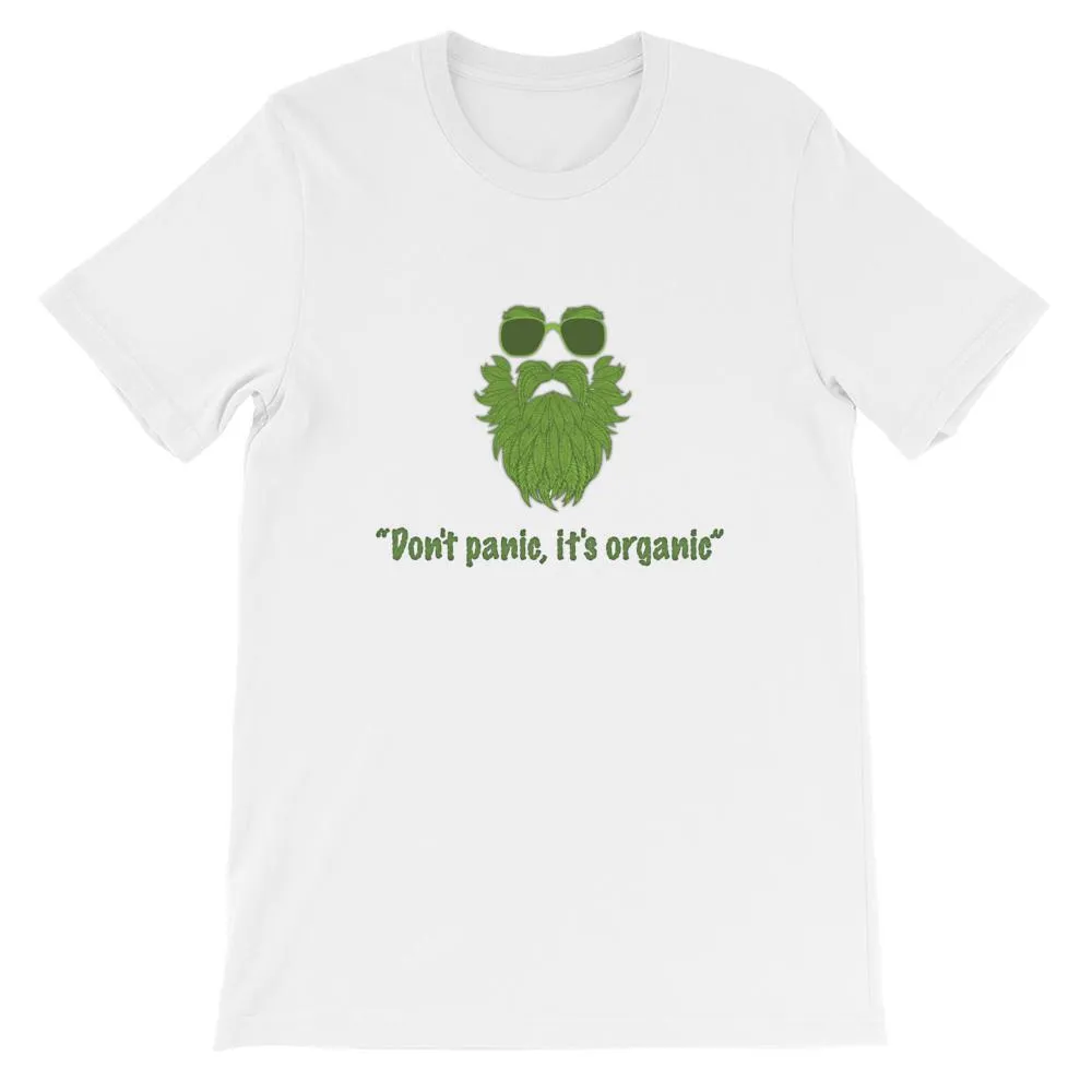 Mister Fab Don't Panic It's organic Men Round Neck printed T-Shirts