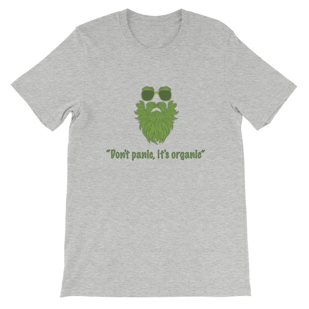 Mister Fab Don't Panic It's organic Men Round Neck printed T-Shirts