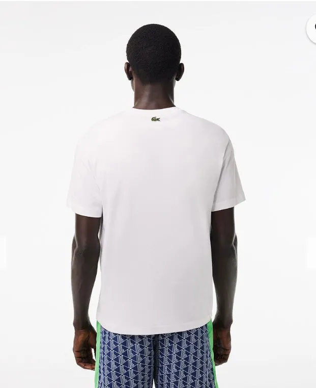Monogram Print Regular Fit Cotton T-shirt