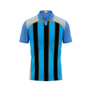 Next Print Customized Polo Neck Skyblue Jersey Design 21