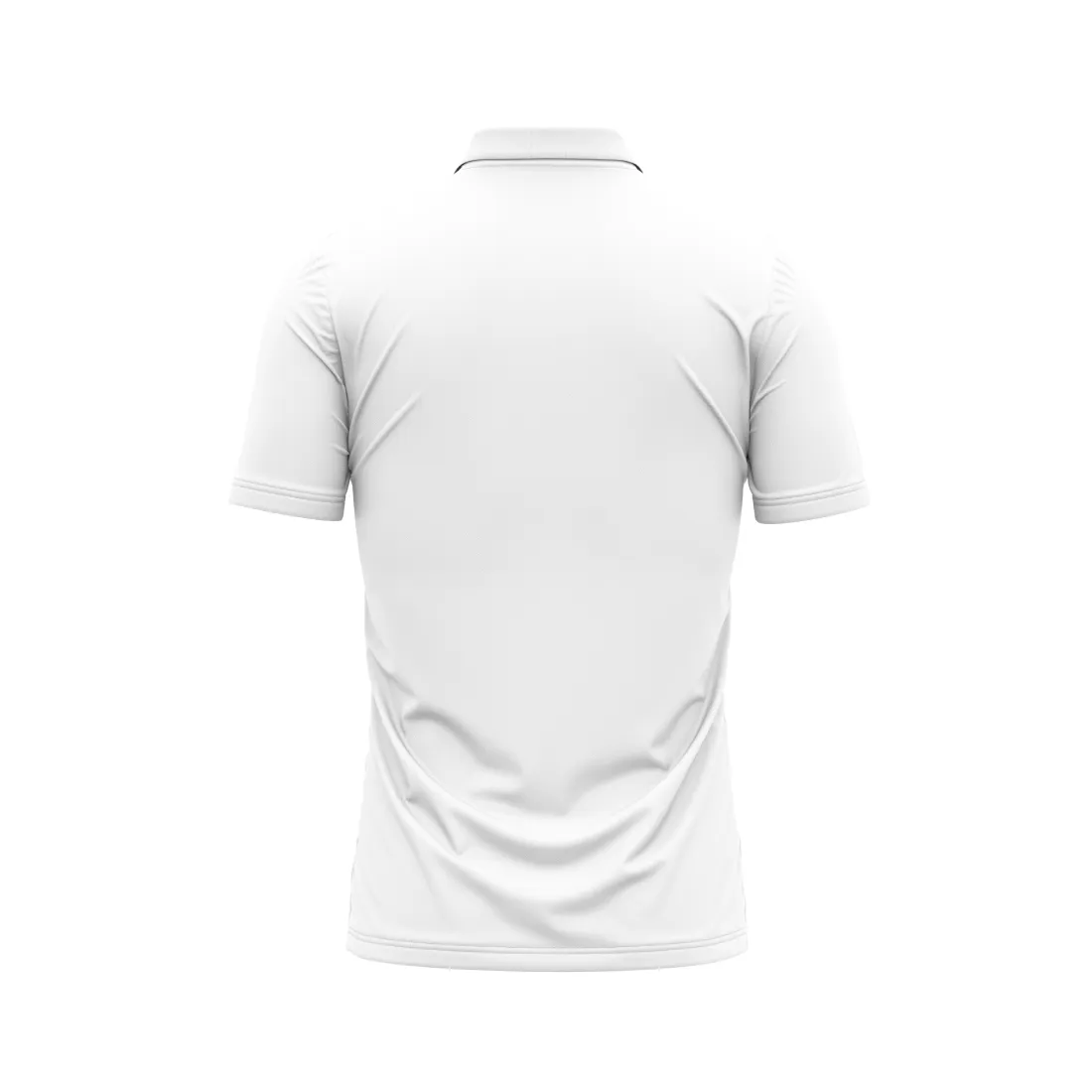 Next Print Customized Polo Neck White Jersey NPTS53