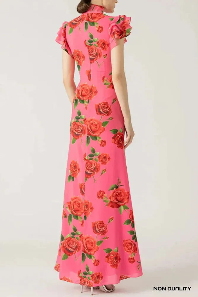 Non Duality | Elegant Rose Dress