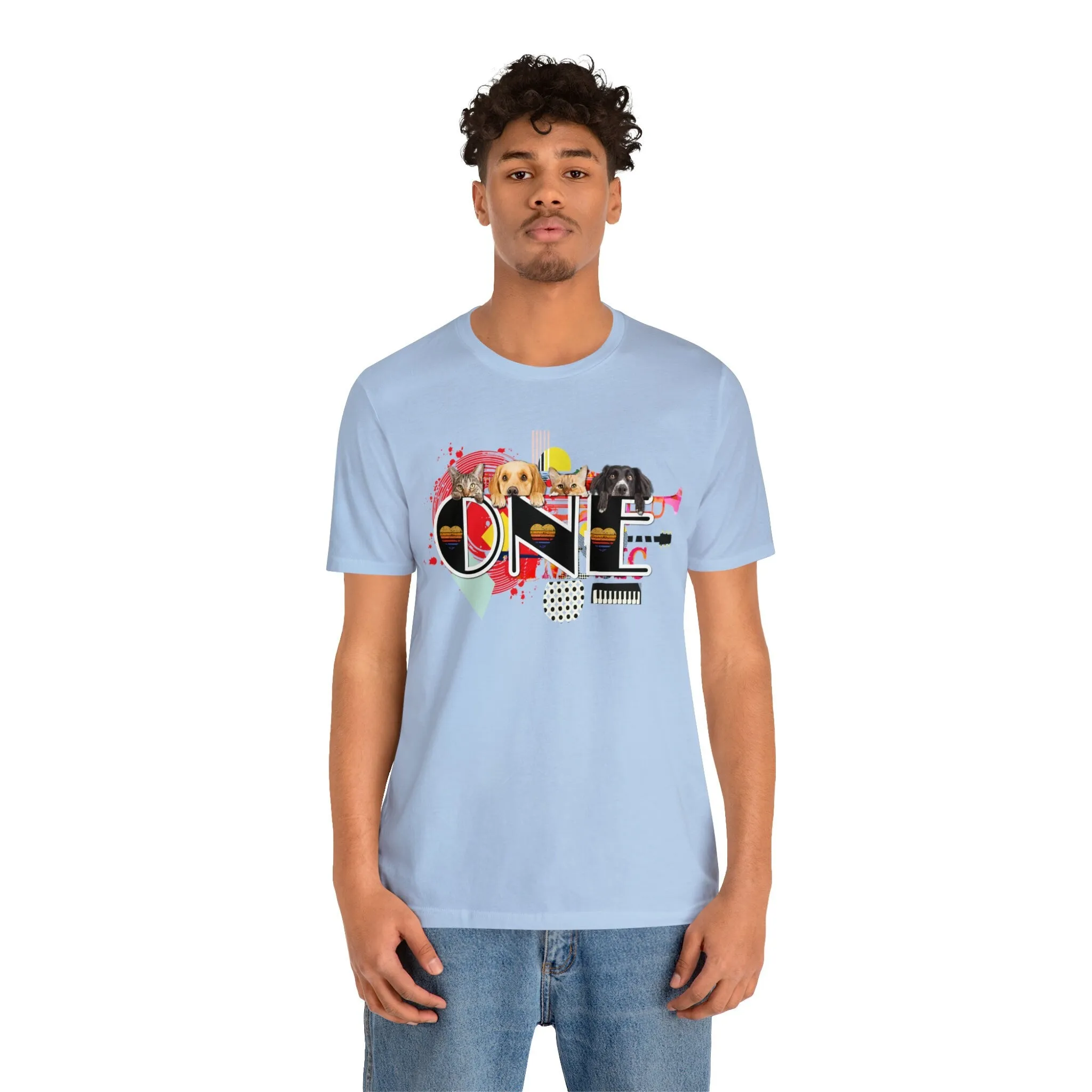 One Love T-Shirt Soul Love Peaceful Humanity M23 T-shirt Designs Cute Funny Iconic Graphics