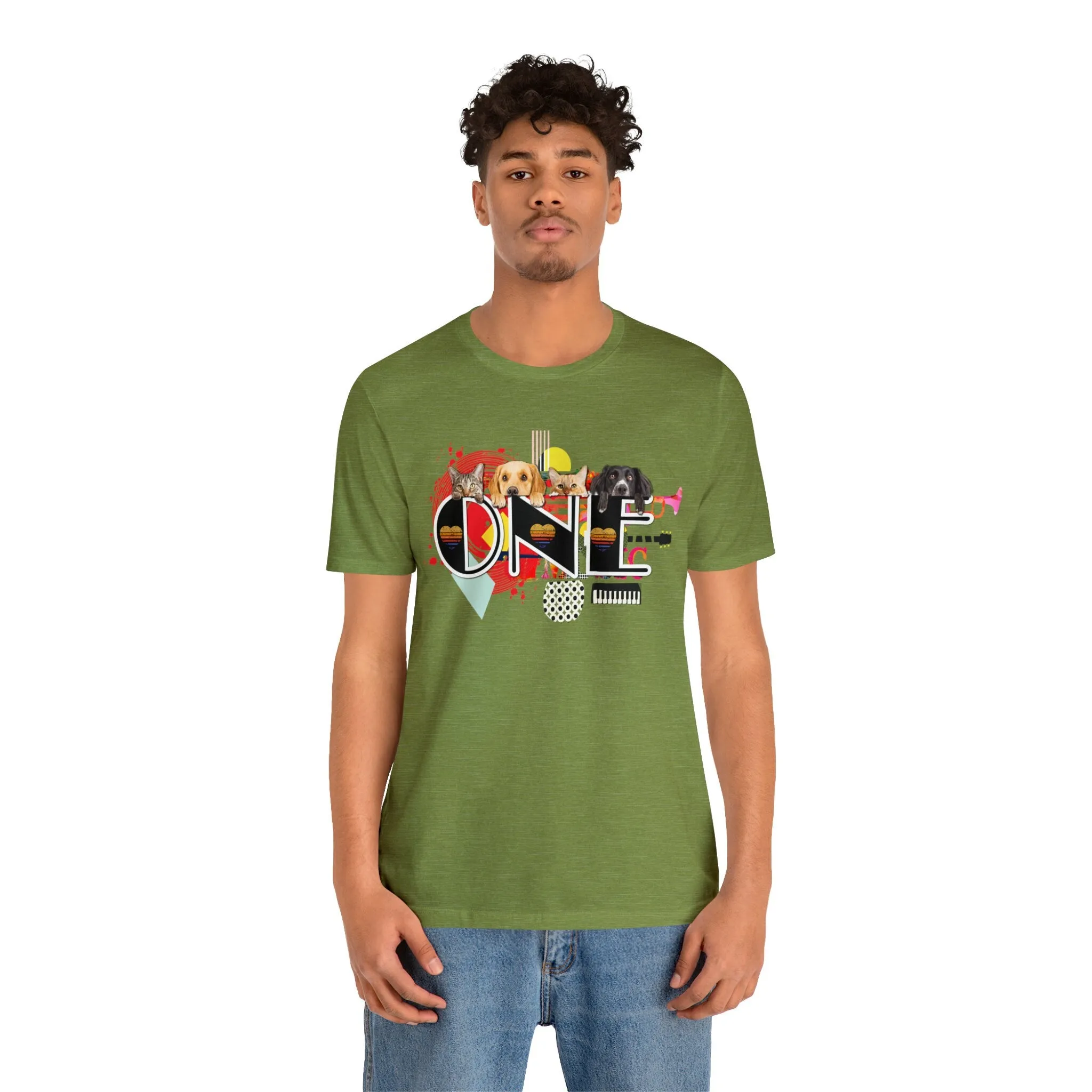 One Love T-Shirt Soul Love Peaceful Humanity M23 T-shirt Designs Cute Funny Iconic Graphics