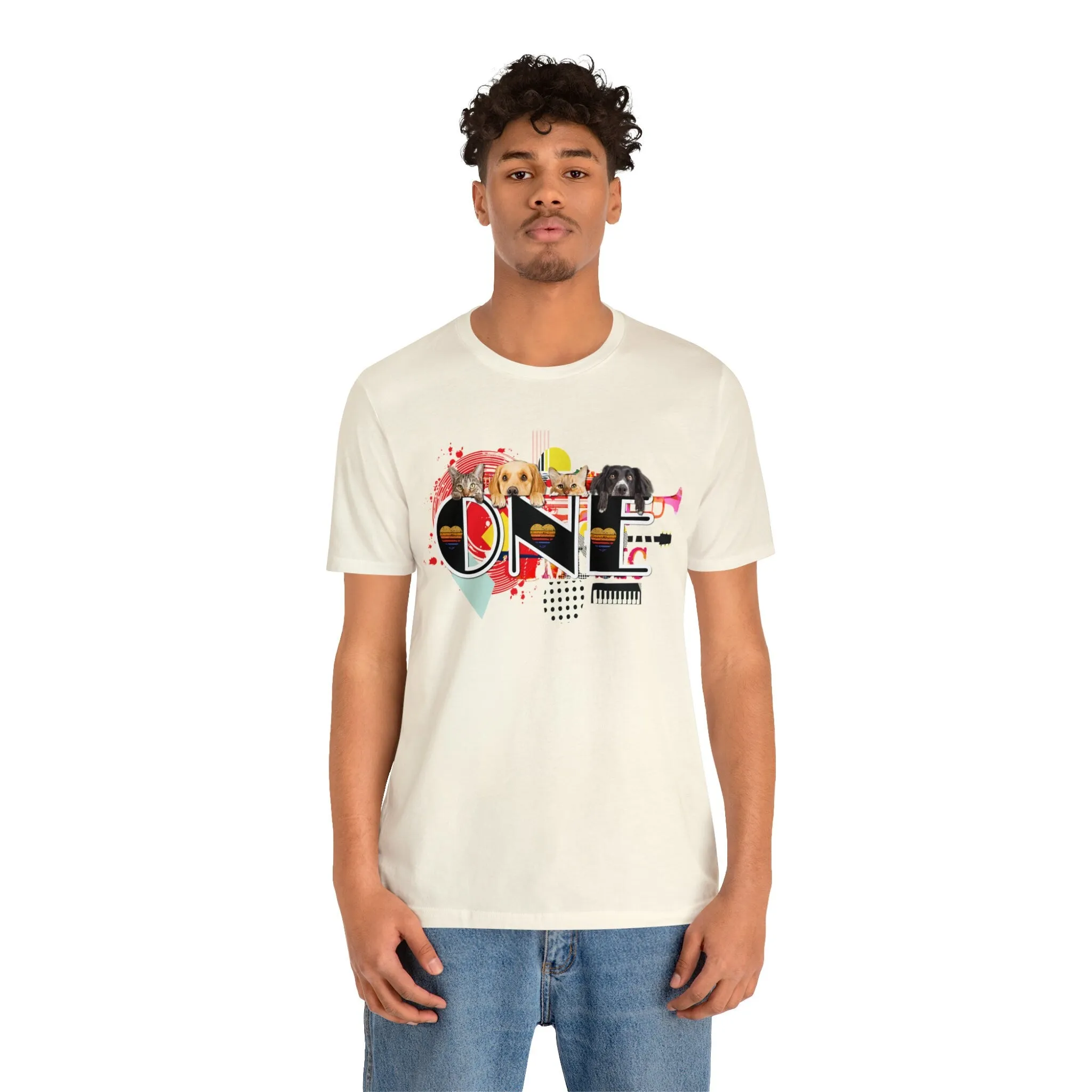 One Love T-Shirt Soul Love Peaceful Humanity M23 T-shirt Designs Cute Funny Iconic Graphics