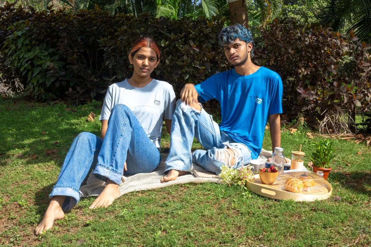 Organic Bamboo T-shirt | Solid Grey T-shirt | Unisex tshirt