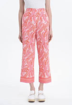 Paisley Printed Pants