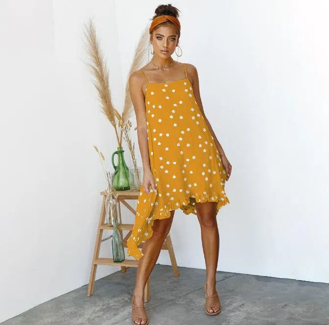 Polka Dot Print Elegant Women Dress