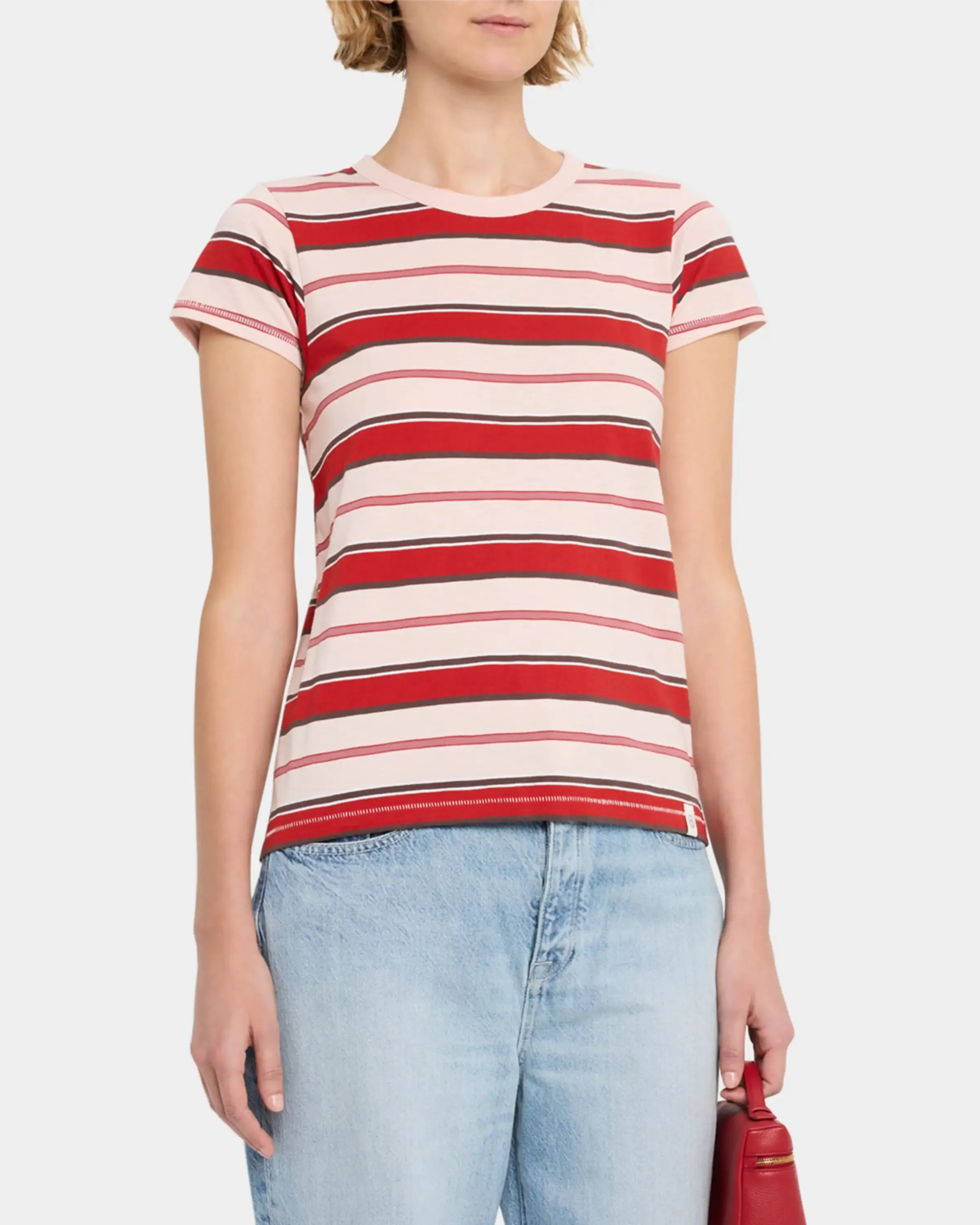 RAG & BONE THE SLUB STRIPE TEE