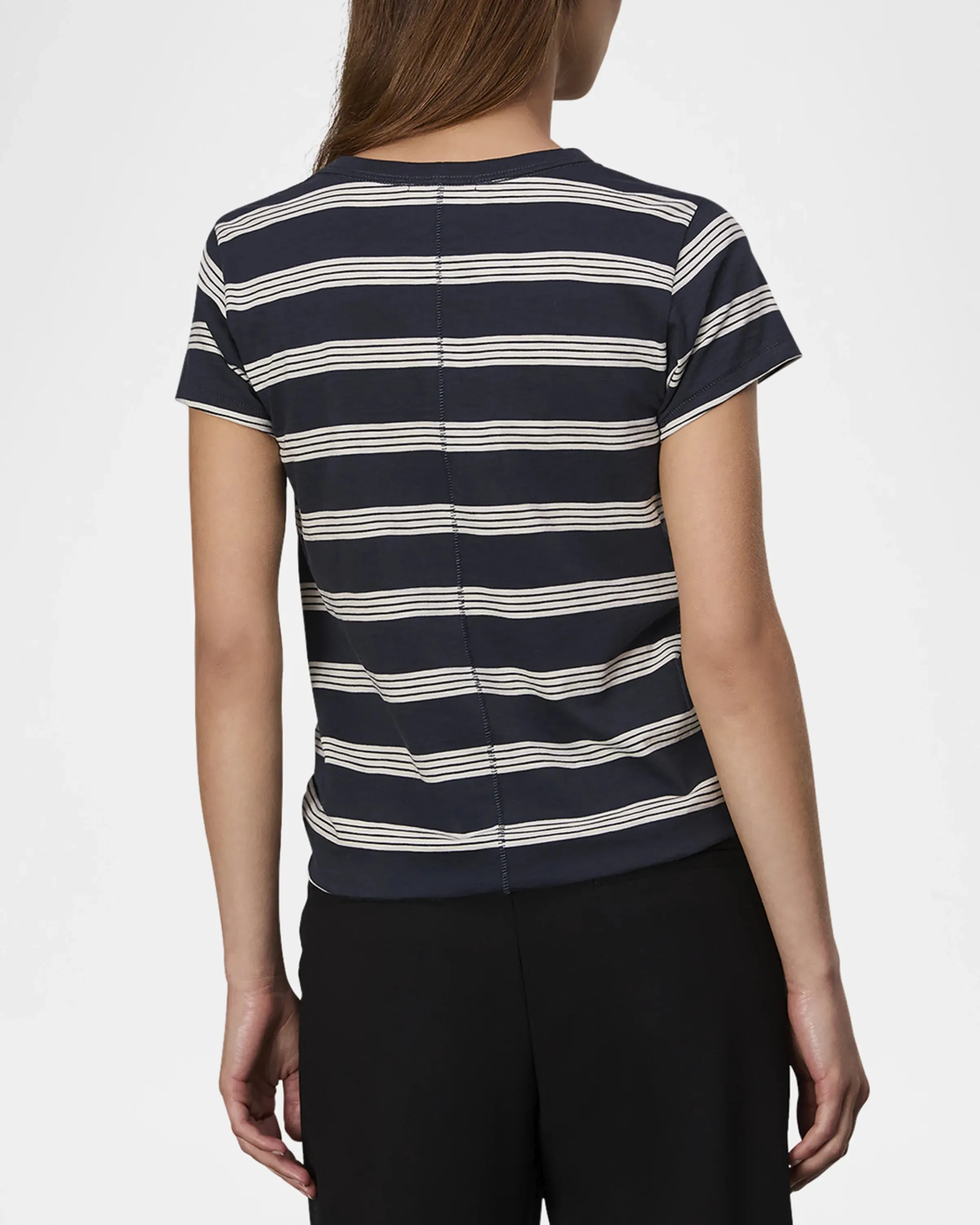 RAG & BONE THE SLUB STRIPE TEE