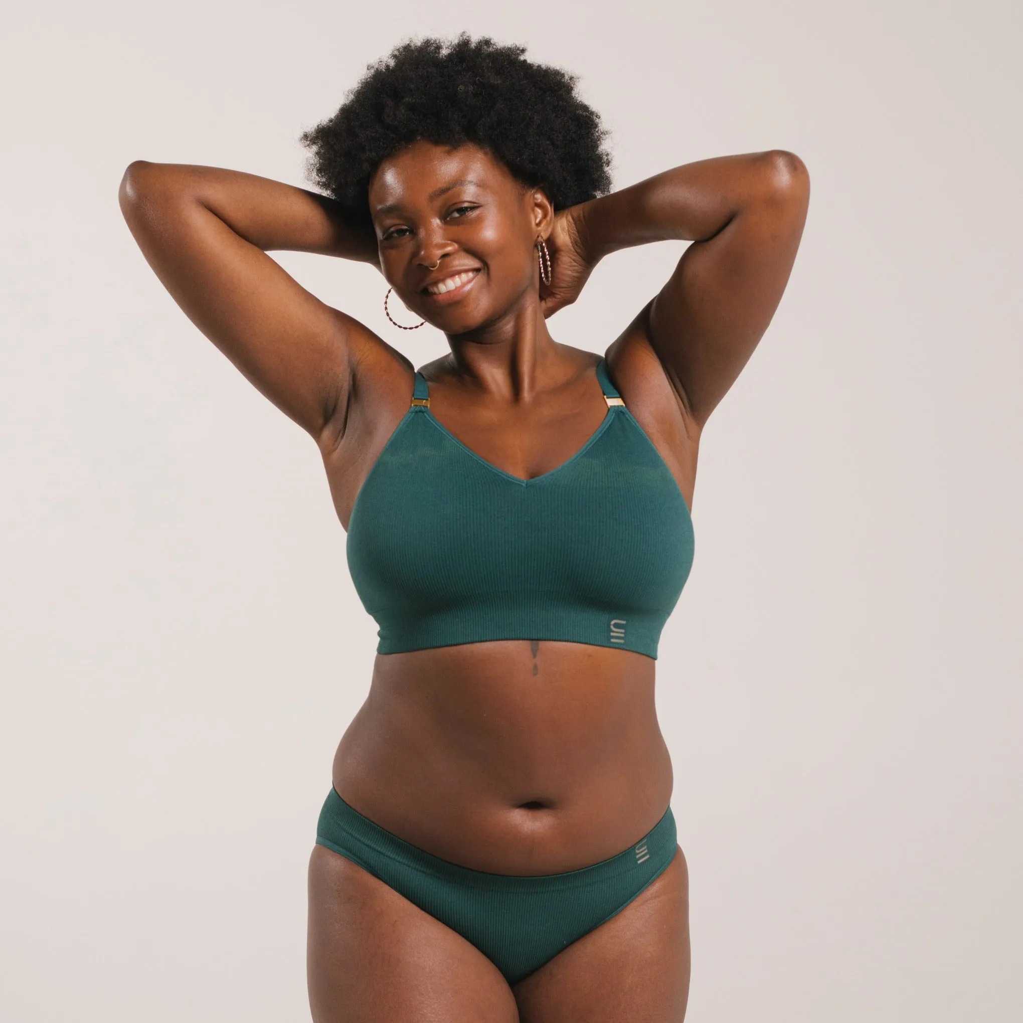 Recycled Wireless Bra DD  - Atlantis