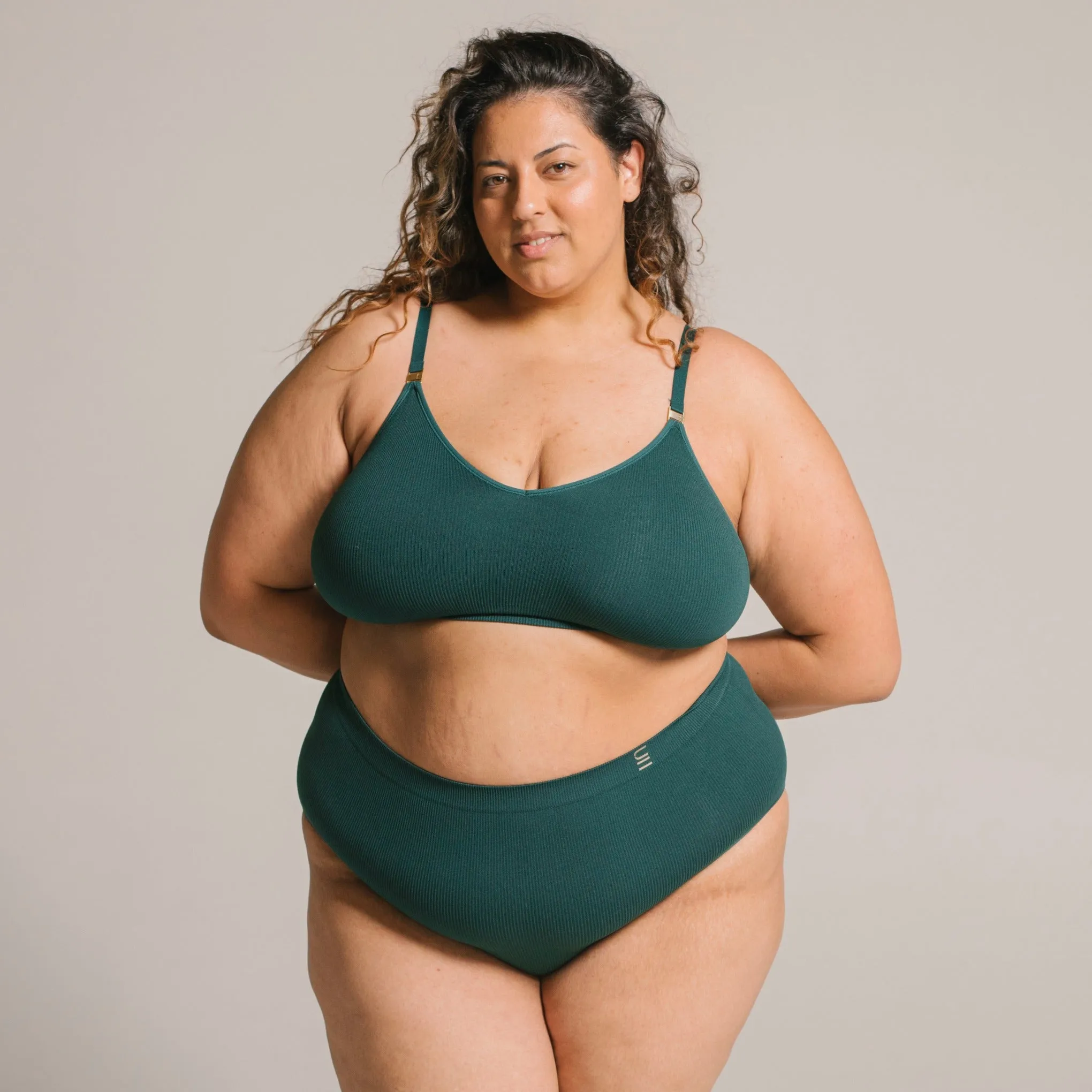 Recycled Wireless Bra DD  - Atlantis