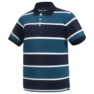 Ritemate Pilbara Mens Striped Pocket Polo