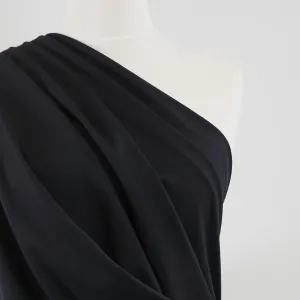 Rome - Navy, Viscose Rich Heavy Ponte de Roma Stretch Fabric