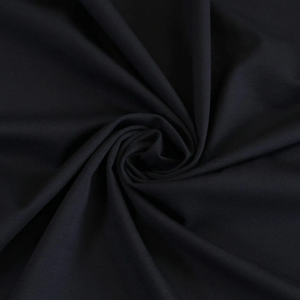 Rome - Navy, Viscose Rich Heavy Ponte de Roma Stretch Fabric