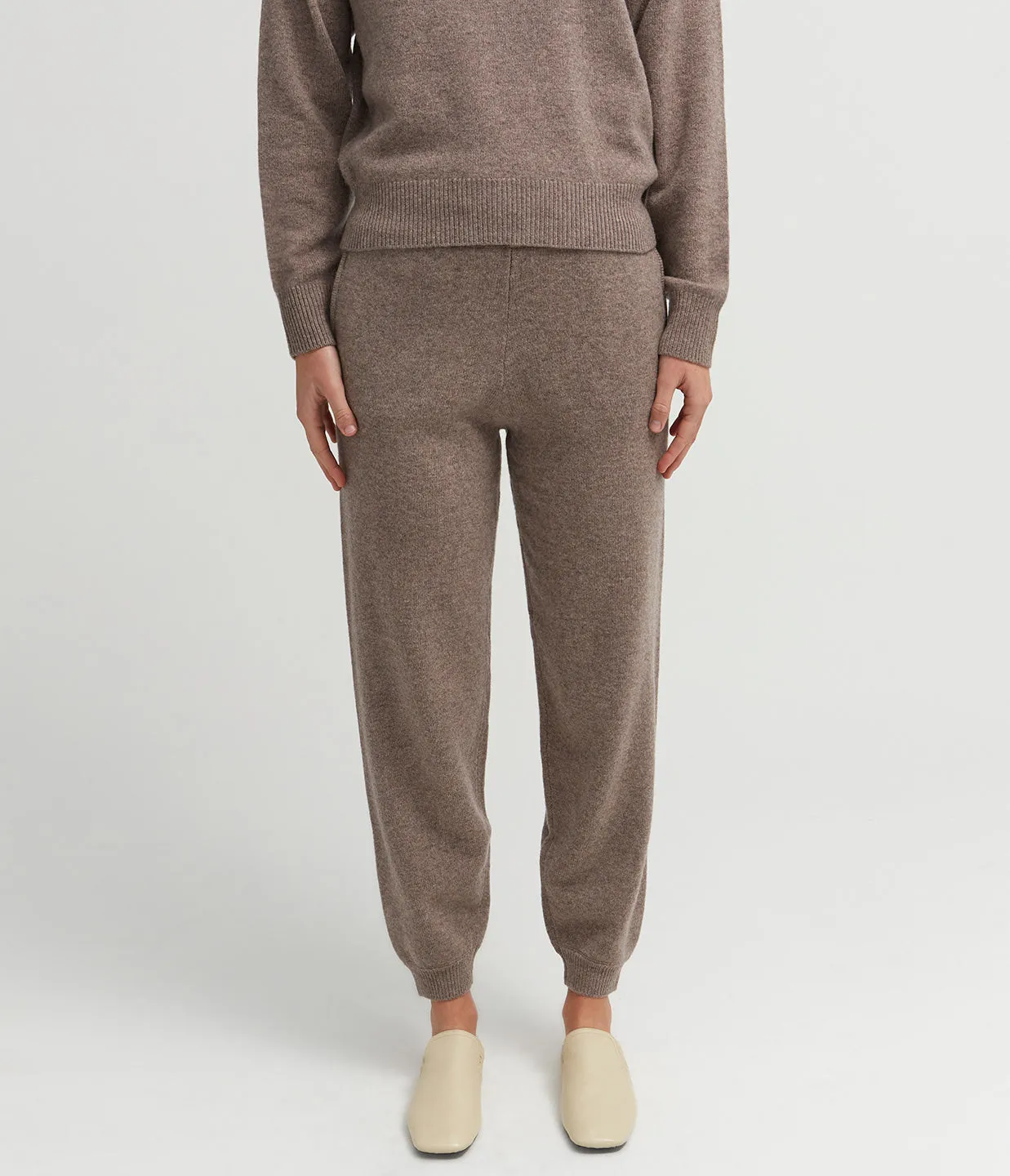 Sacharlotte Knit Pants in Grey Blue Melange