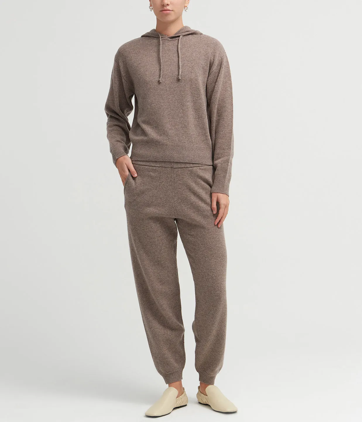 Sacharlotte Knit Pants in Grey Blue Melange