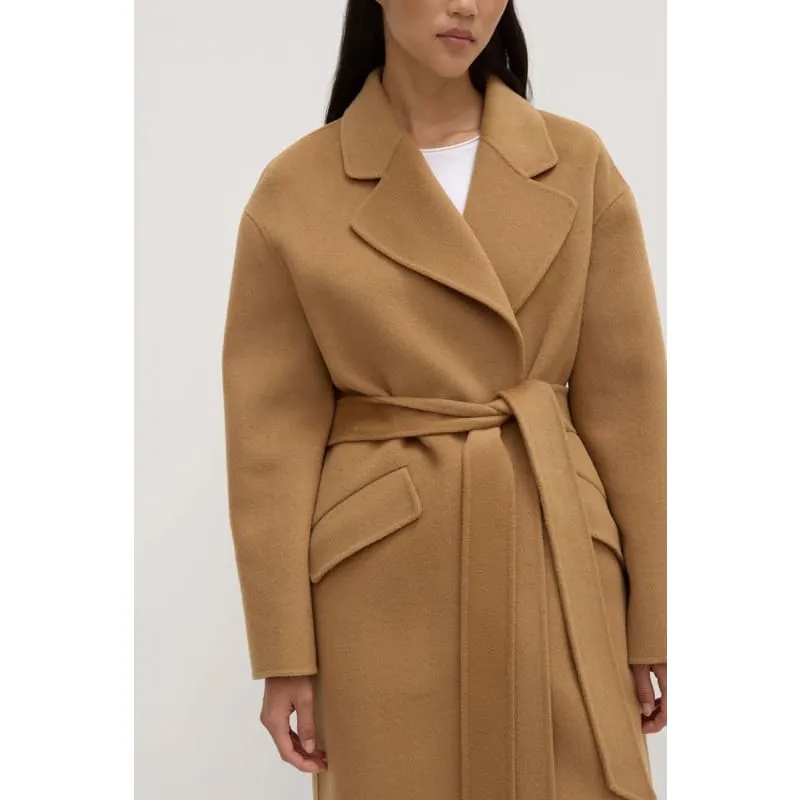 Sadie Single Breasted Wool Coat |  Camel