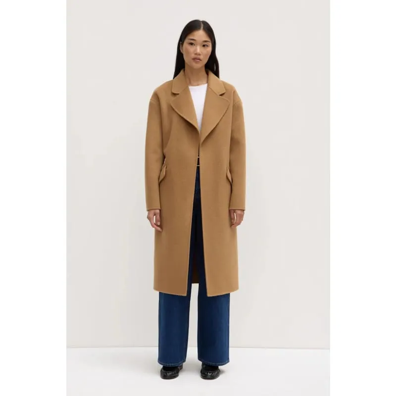 Sadie Single Breasted Wool Coat |  Camel