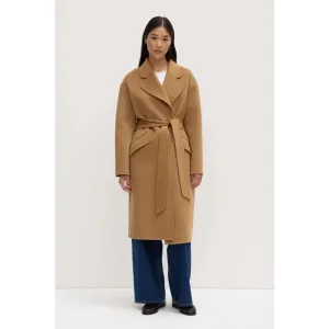 Sadie Single Breasted Wool Coat |  Camel