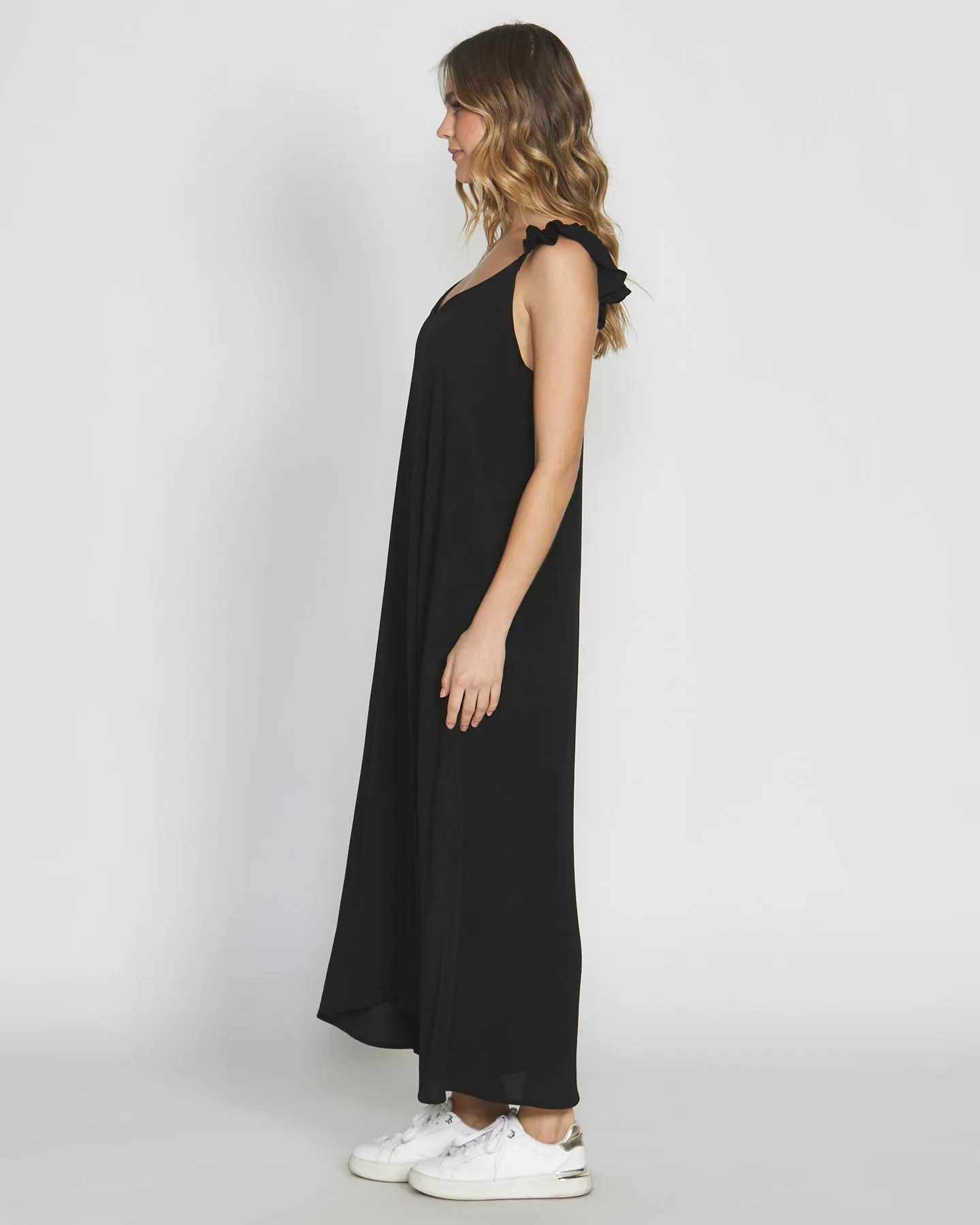 SASS TESSA MIDI DRESS BLACK - sale -
